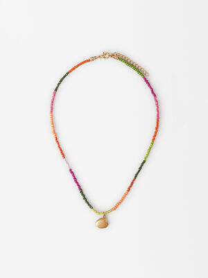Bead And Shell Necklace image number 0.0