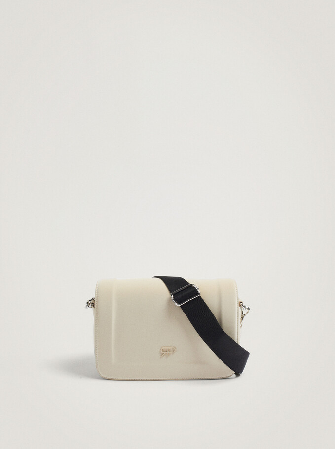 Crossbody Bag With Front Flap Fastening, , hi-res