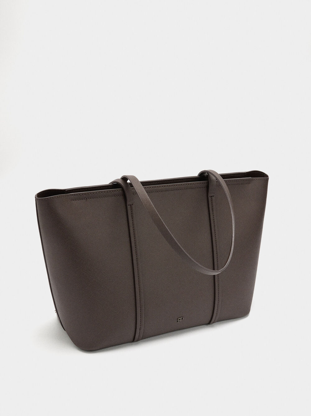 Shopper bag with zipper