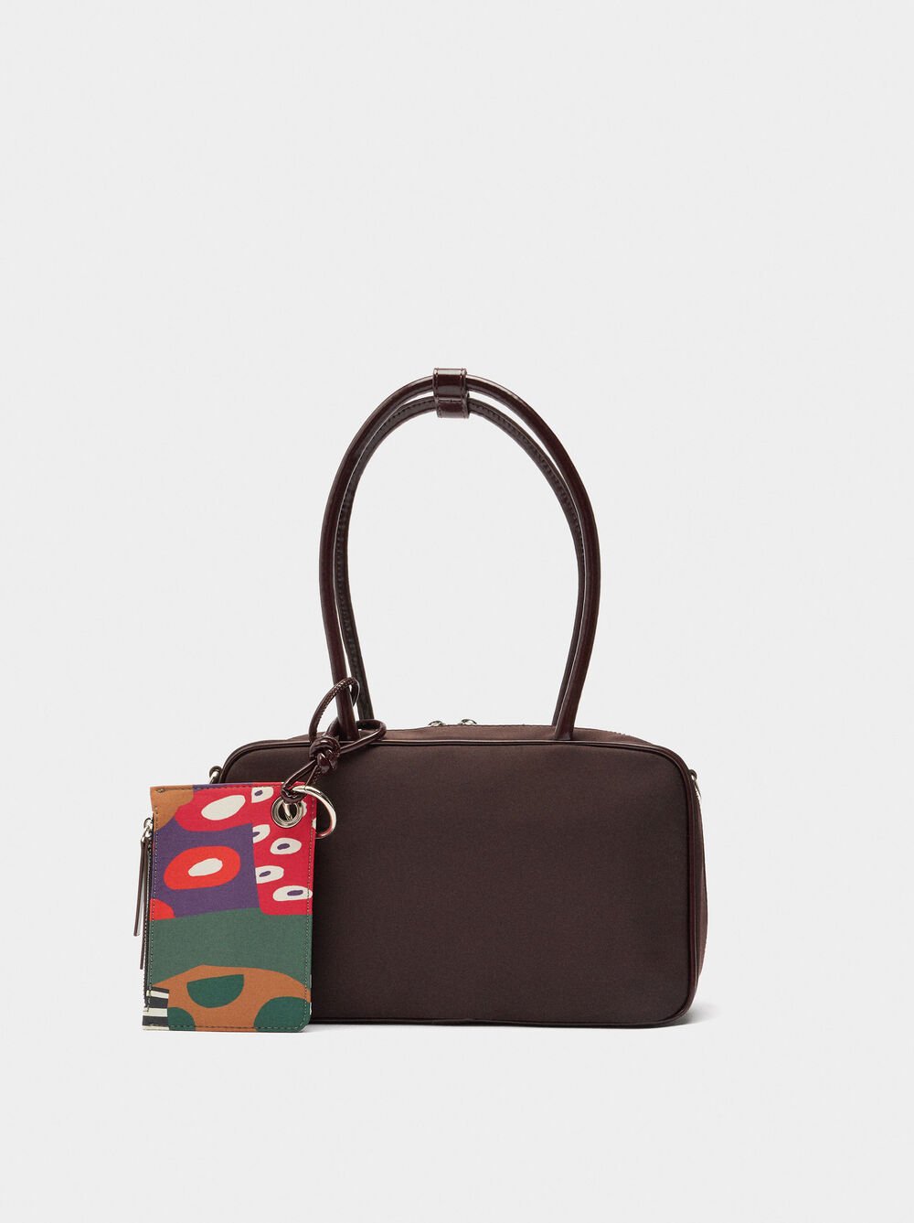 Nylon bowling bag with pendant