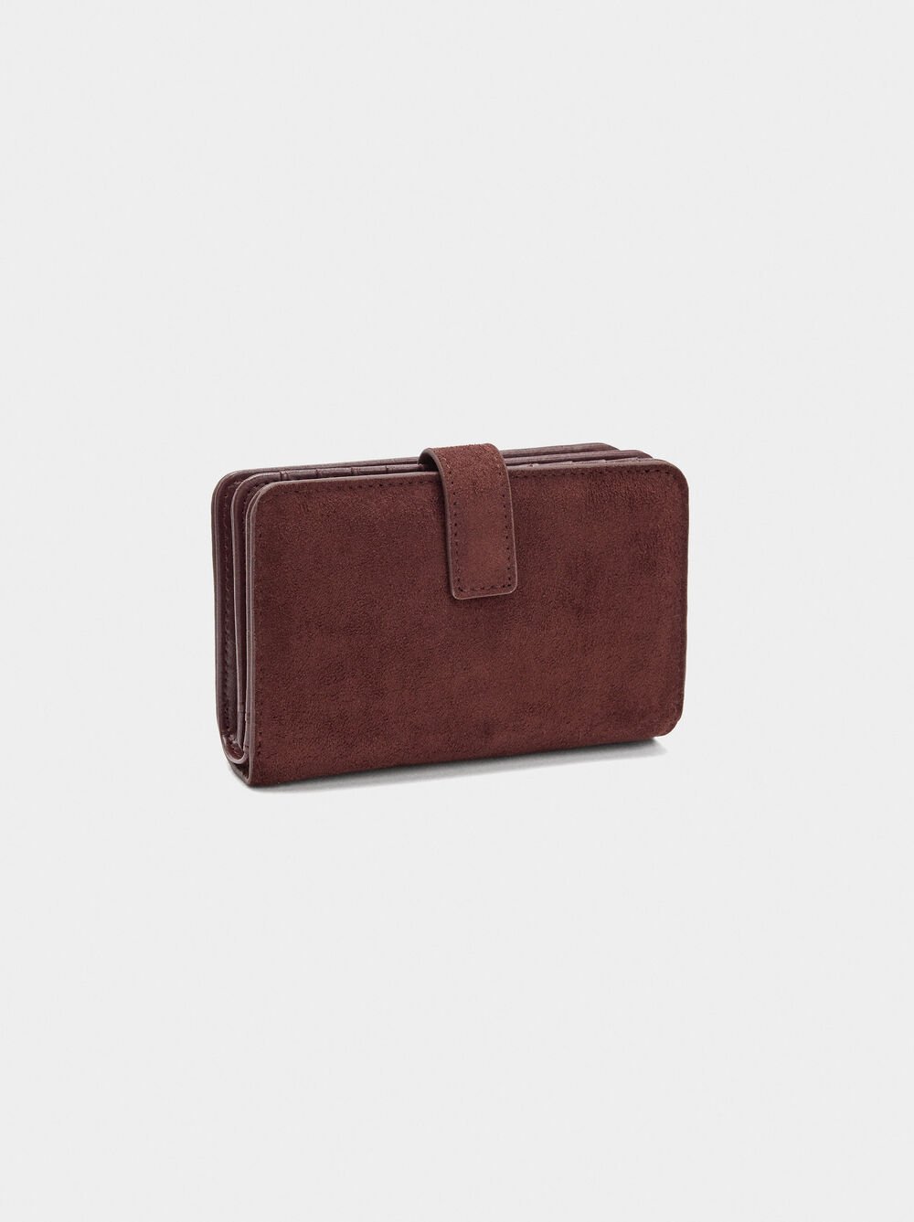 Wallet with leather-effect