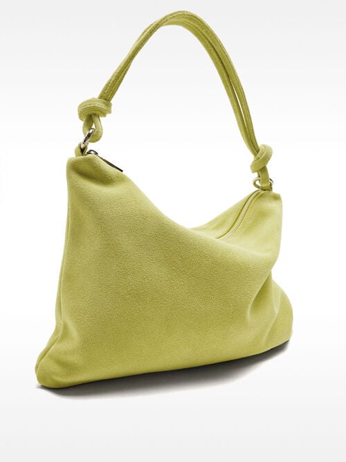 Leather shoulder bag