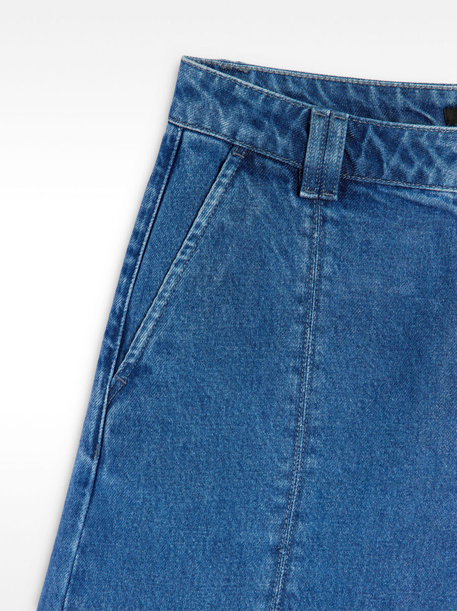 Denim bermuda shorts 100% cotton