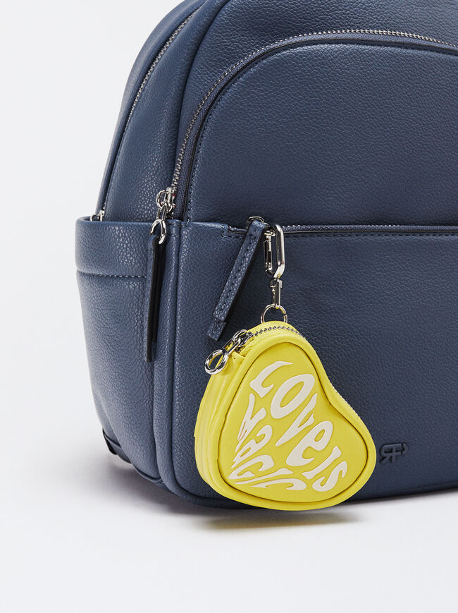 Backpack With Heart Pendant image number 1.0