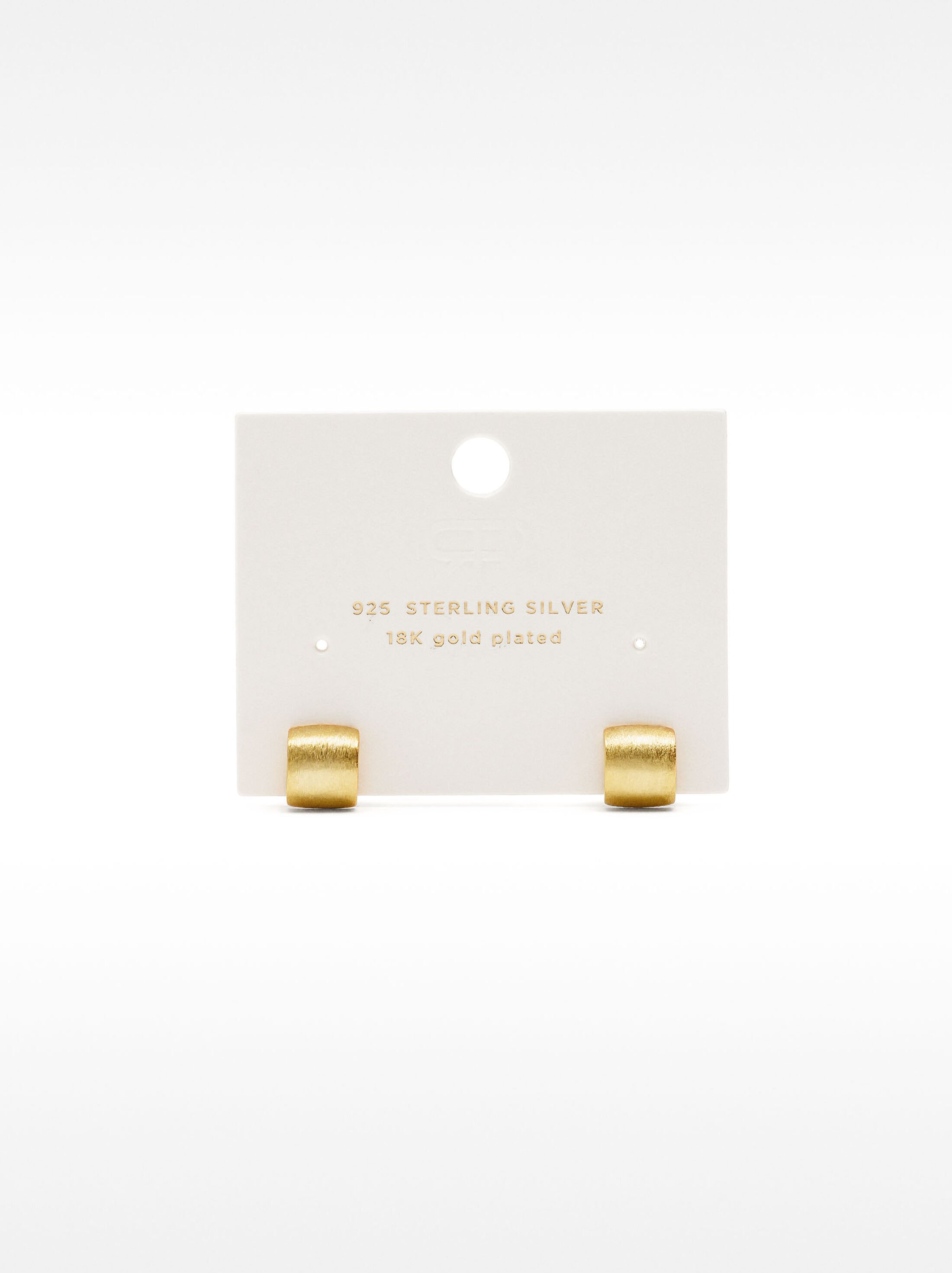 Rectangular earrings - 925 sterling silver image number 4.0