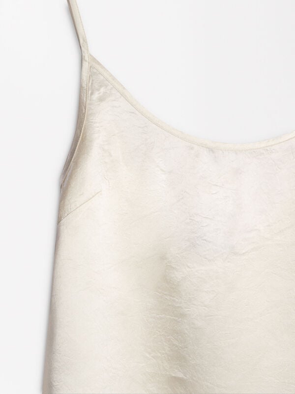 Satin top