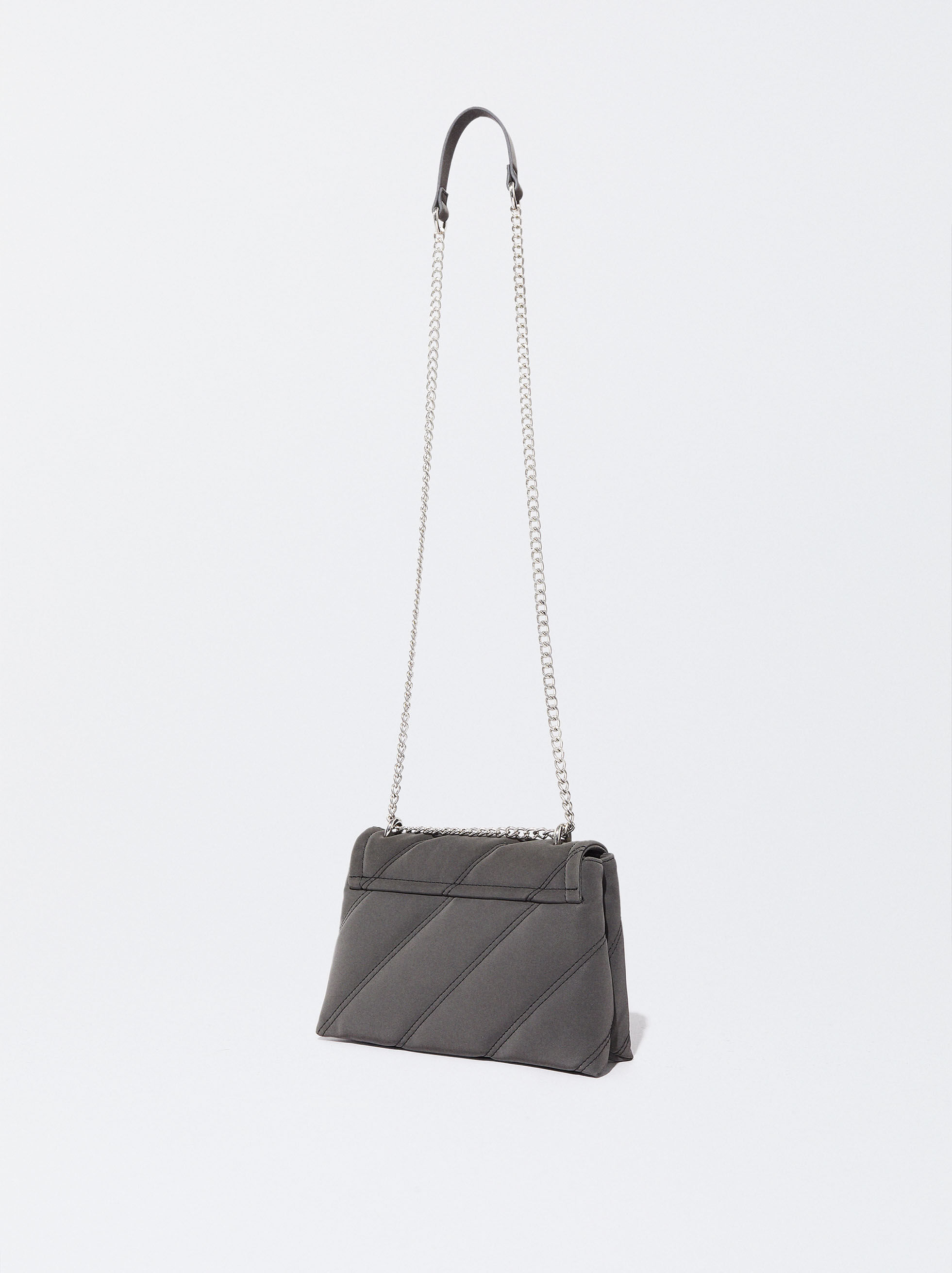 Black sales quilted purse