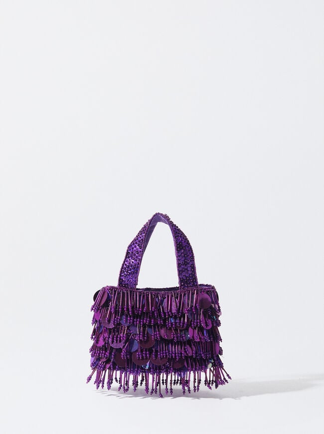Party Handbag With Sequins