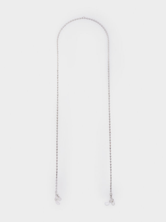Chain For Face Masks Or Glasses, Silver, hi-res