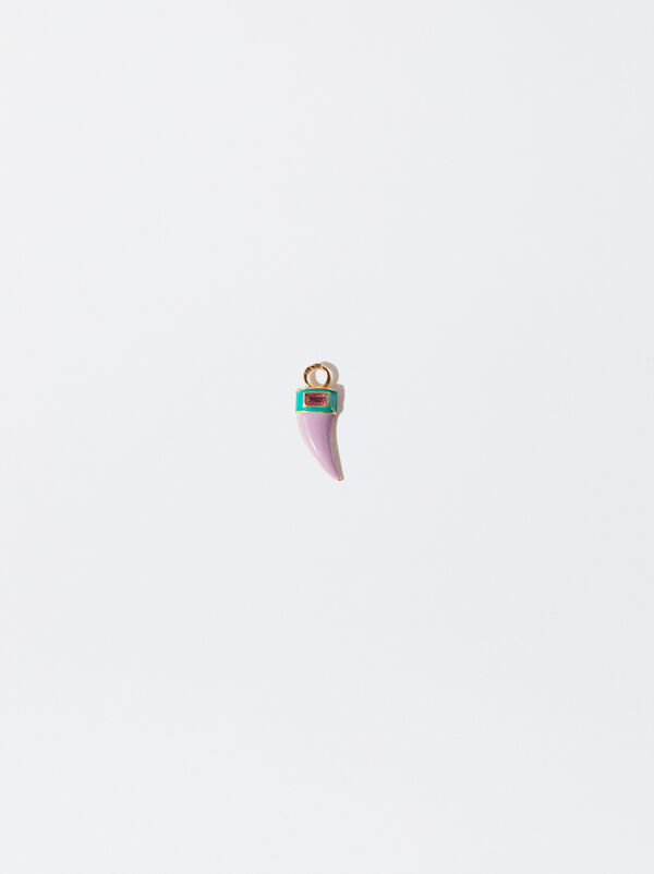 925 silver horn charm