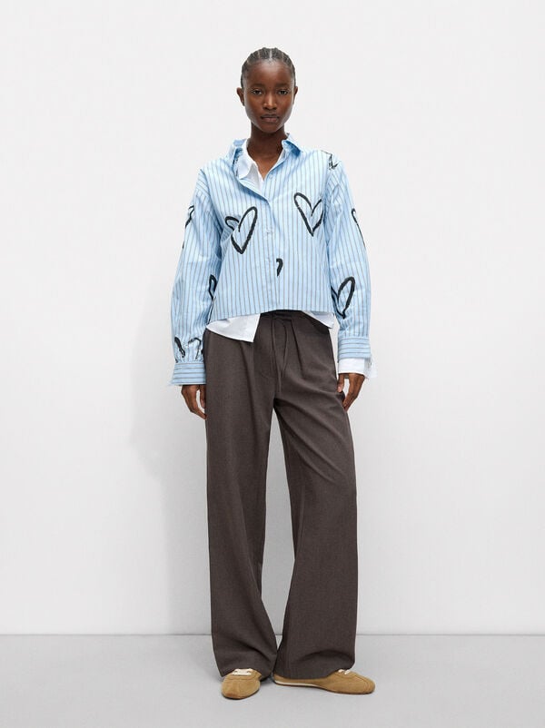 100% Cotton printed shirt