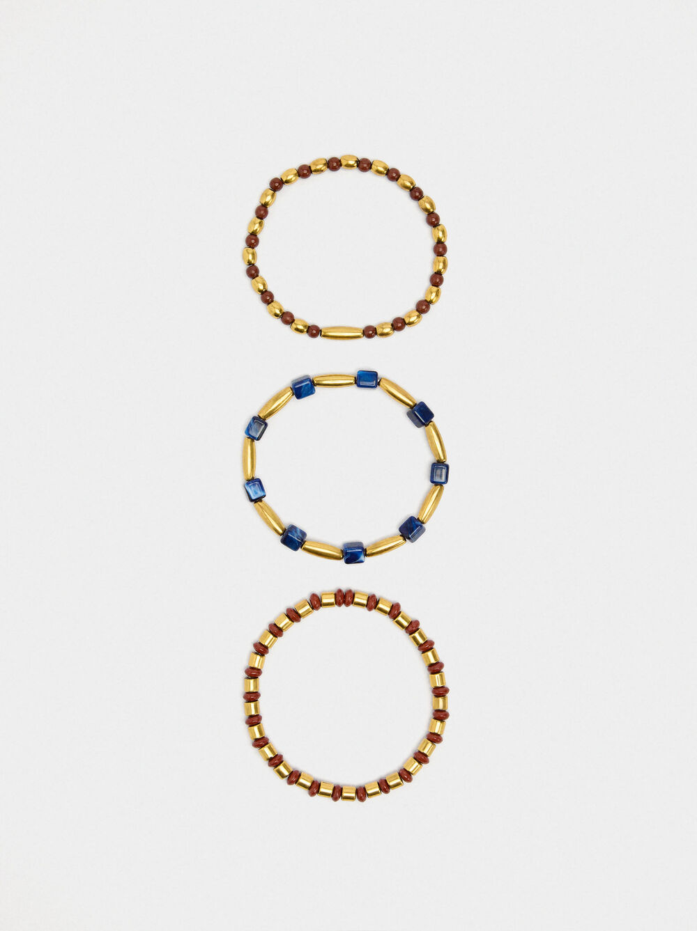 Set of elastic bracelets