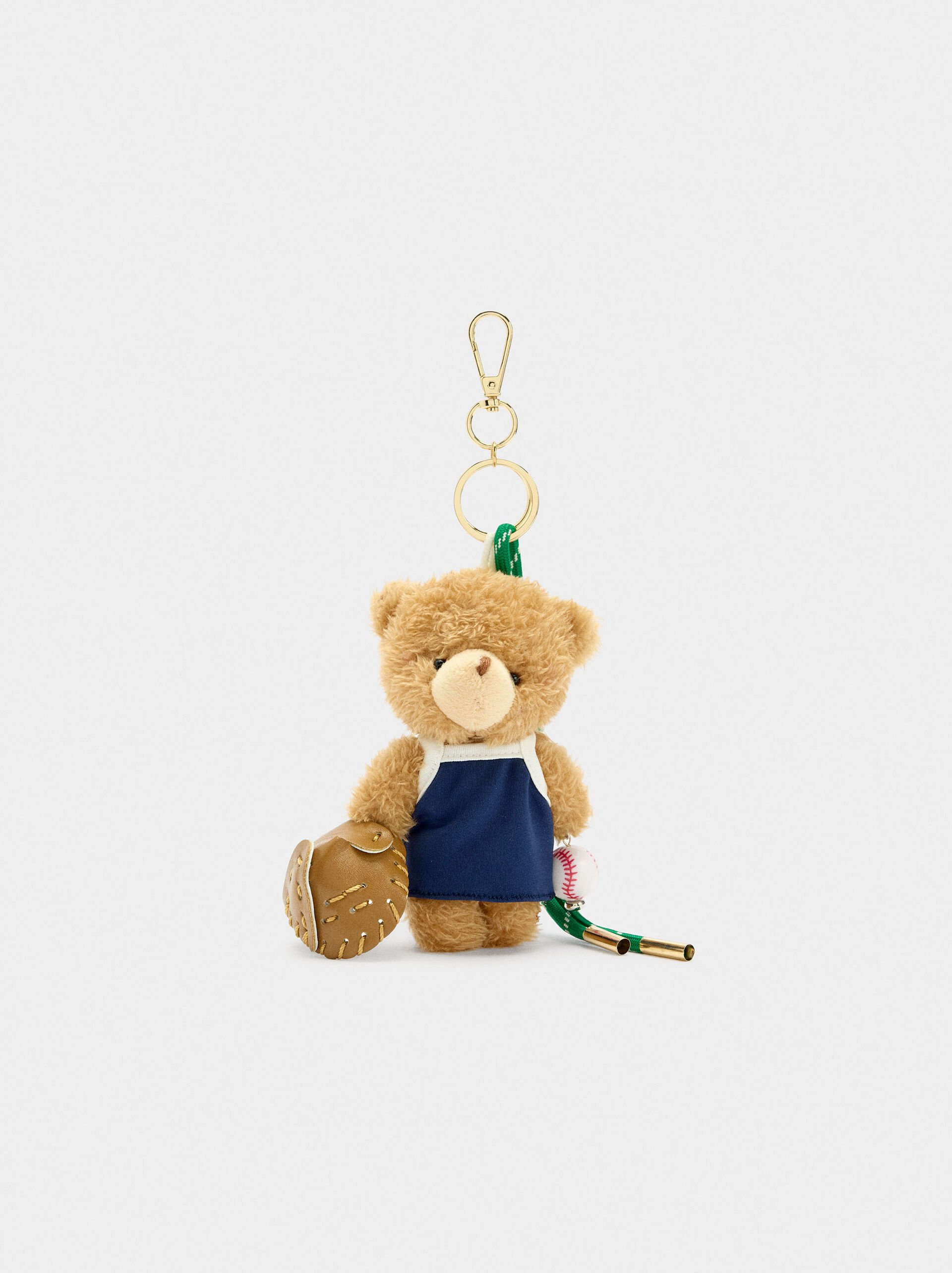 Keychain charm BASEBALL - The Bear Collection image number 1.0