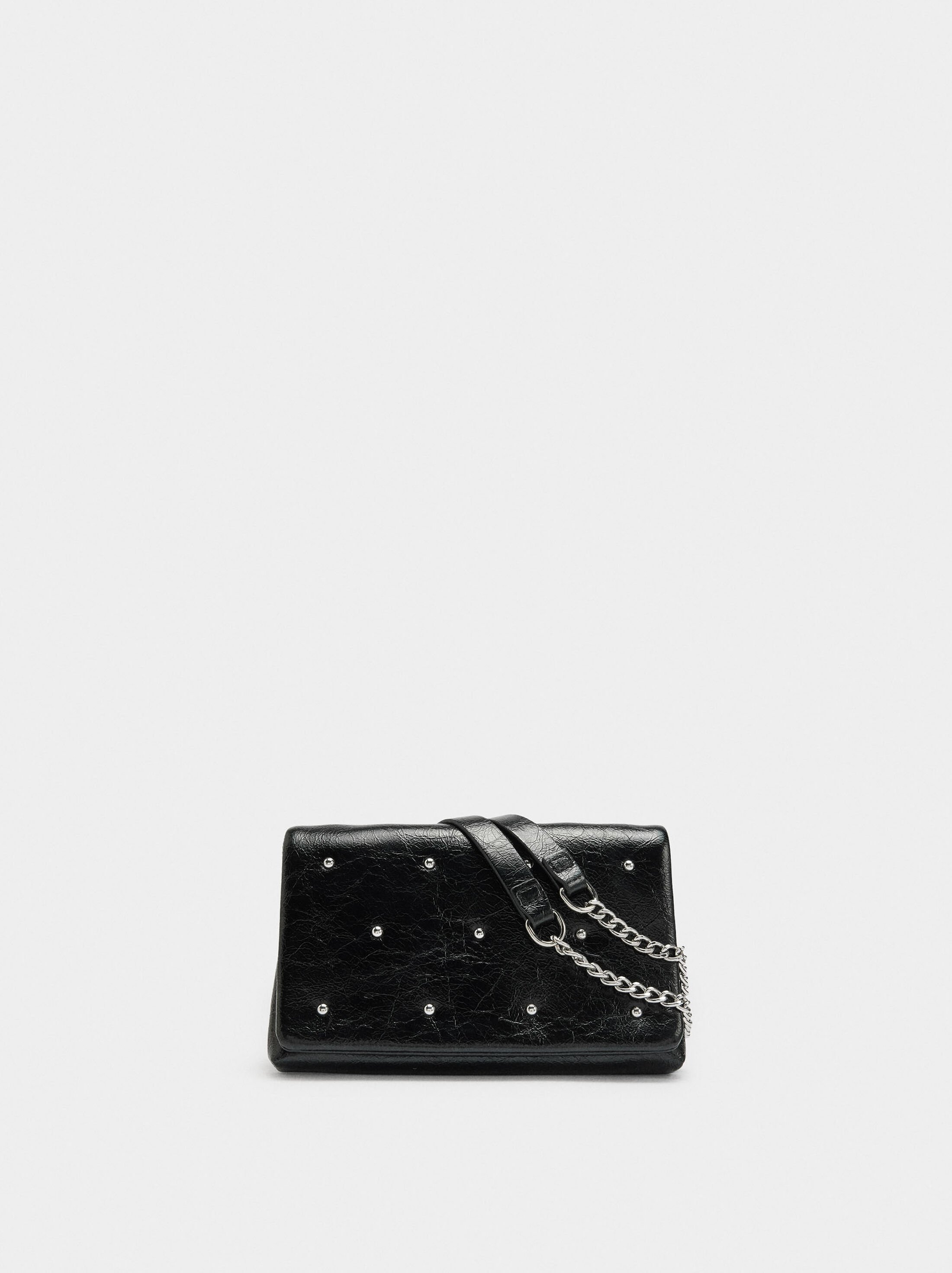 Double shoulder bag with studs image number 0.0