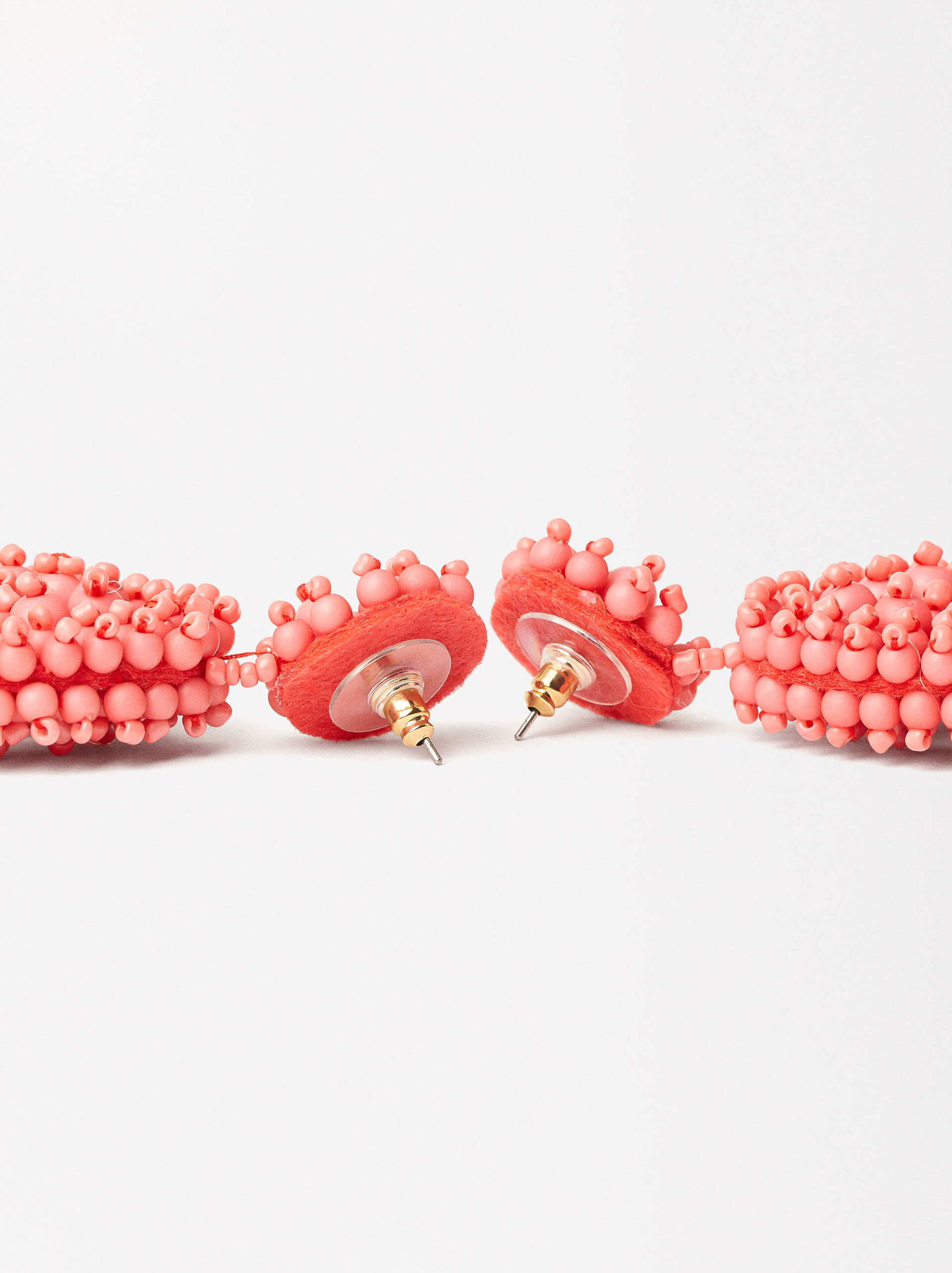 Monochromatic Bead Earrings image number 2.0