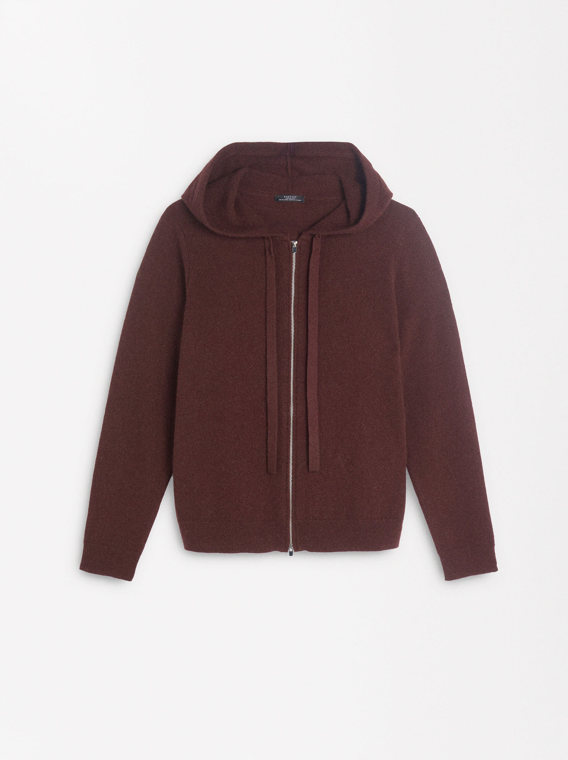 Cardigan 100% cachemire avec capuche image number 0.0