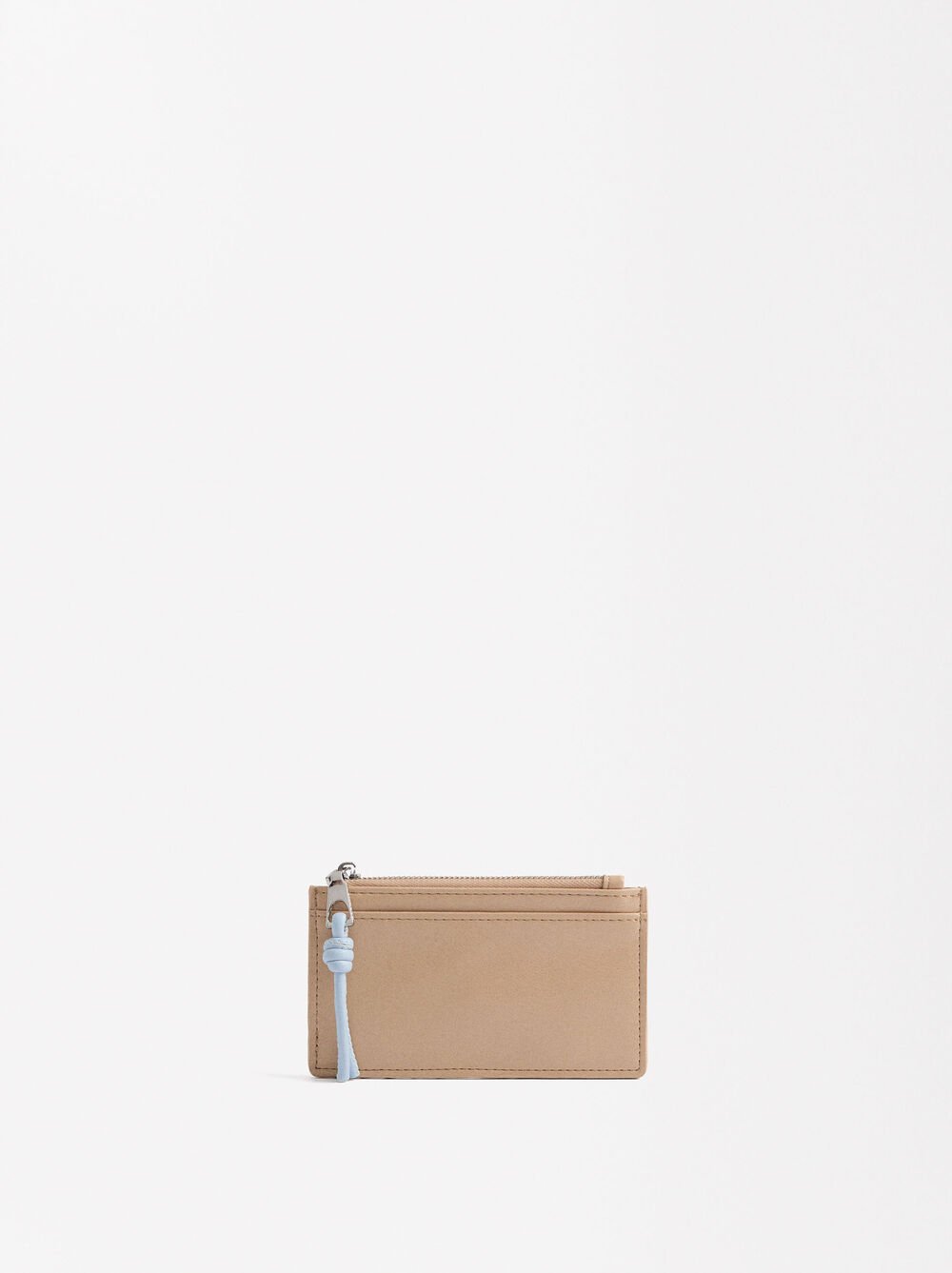 Card holder with zipper