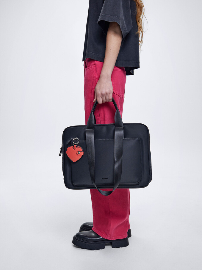 Marquesina compañera de clases cavar Maletín Efecto Nylon Para Portátil De 15" - Negro - Mujer - Maletines -  parfois.com