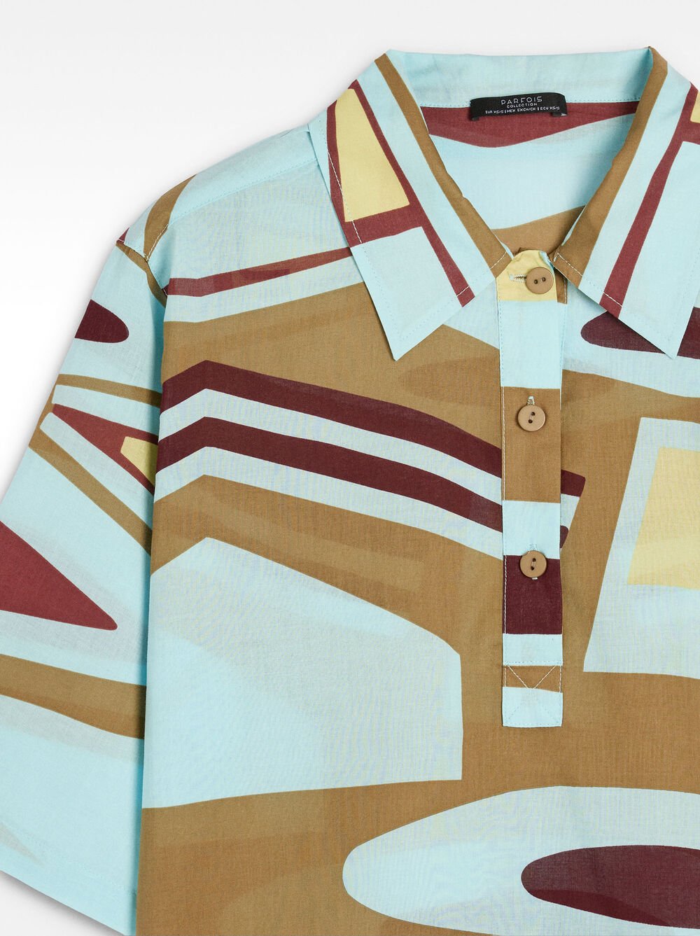 Camicia stampata 100% cotone