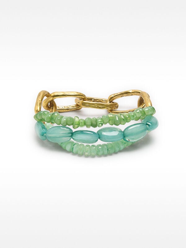 Armband mit Steinperlen