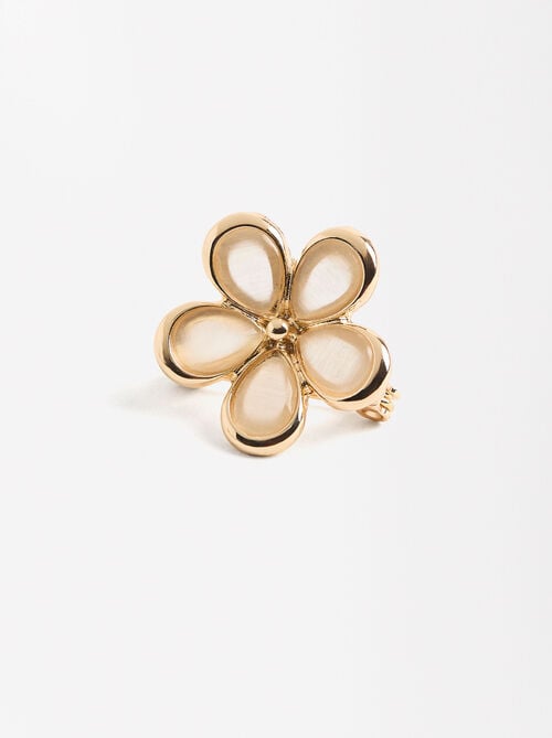 Broche flor