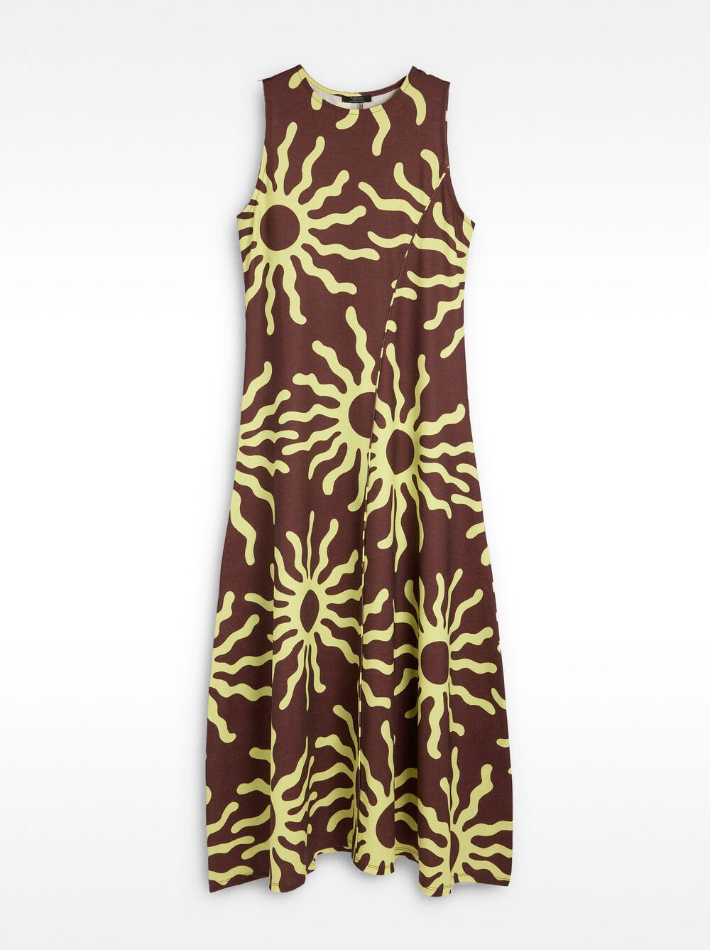 Langes Kleid mit bedruckt