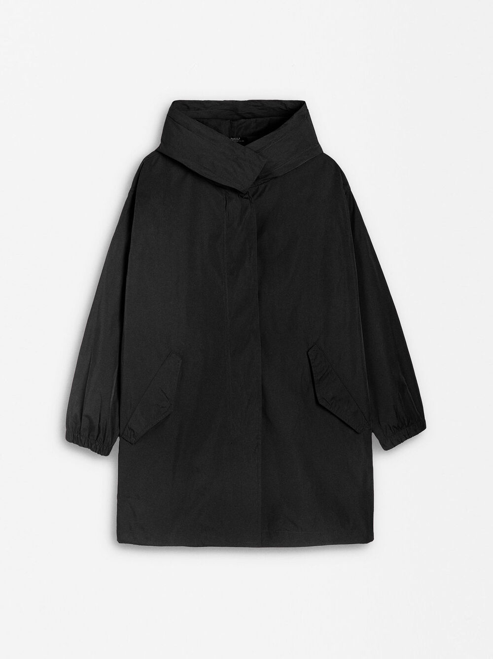 High-neck parka