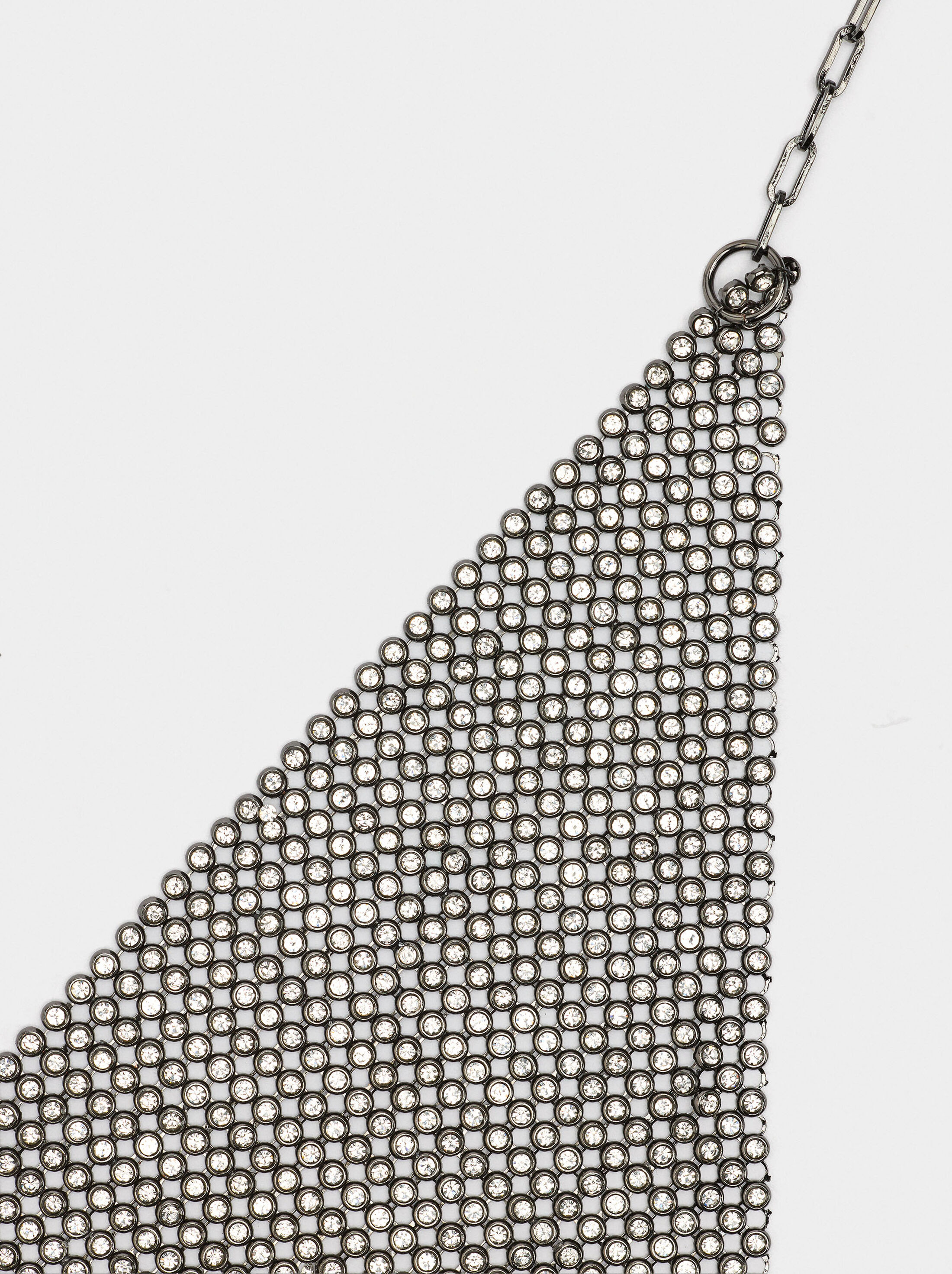 Bib necklace with crystals image number 2.0