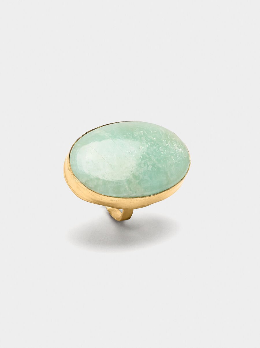 Maxi ring with stone