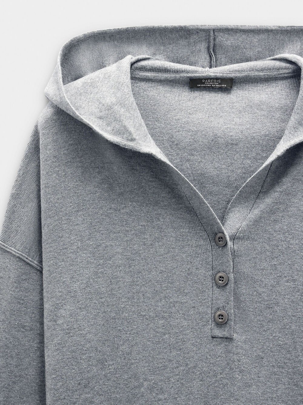 Maglione in maglia con cappuccio