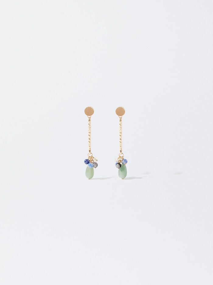 Long Earrings With Stones