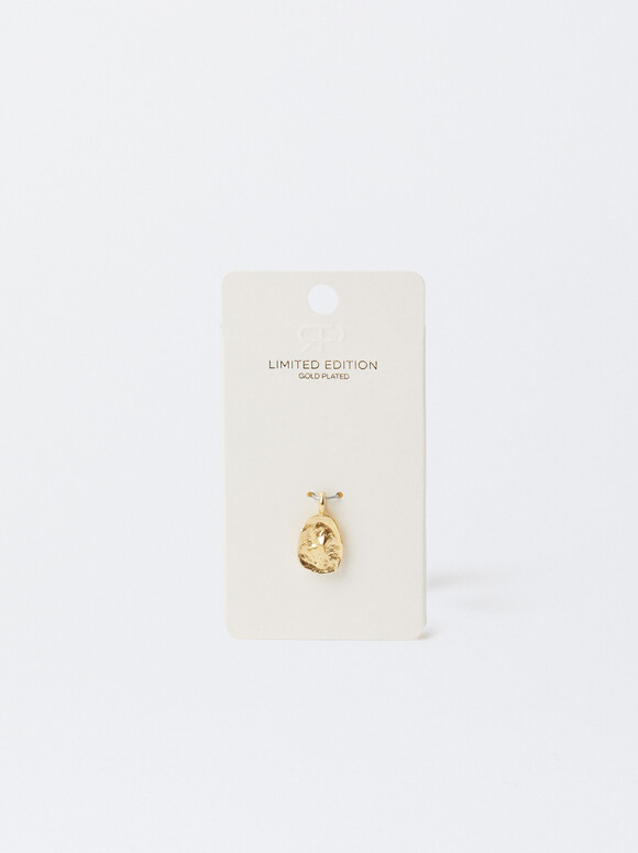 Gold-Plated Relief Charm 18k, Golden, hi-res