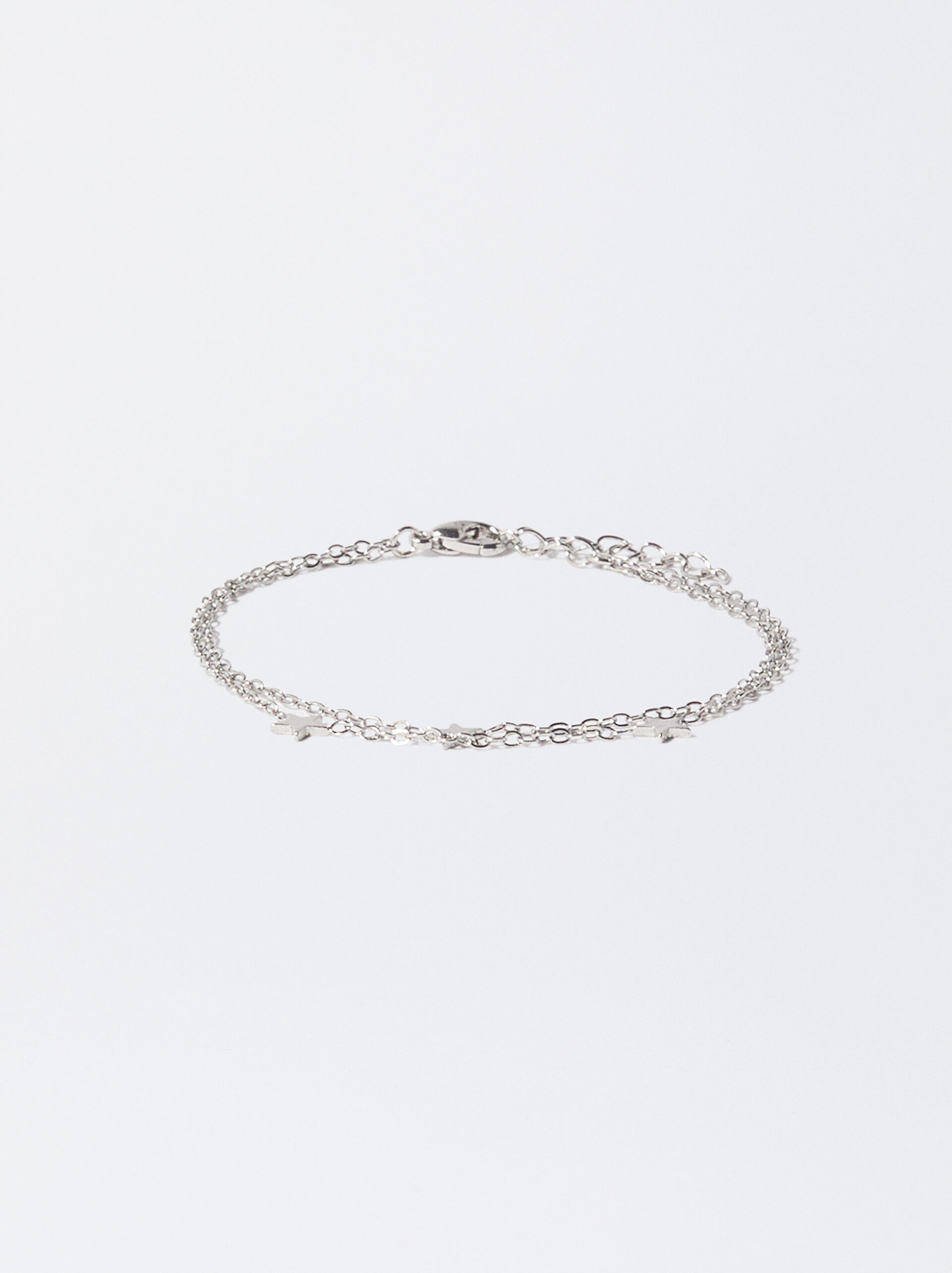 Silver-Plated Bracelet With Stars image number 0.0