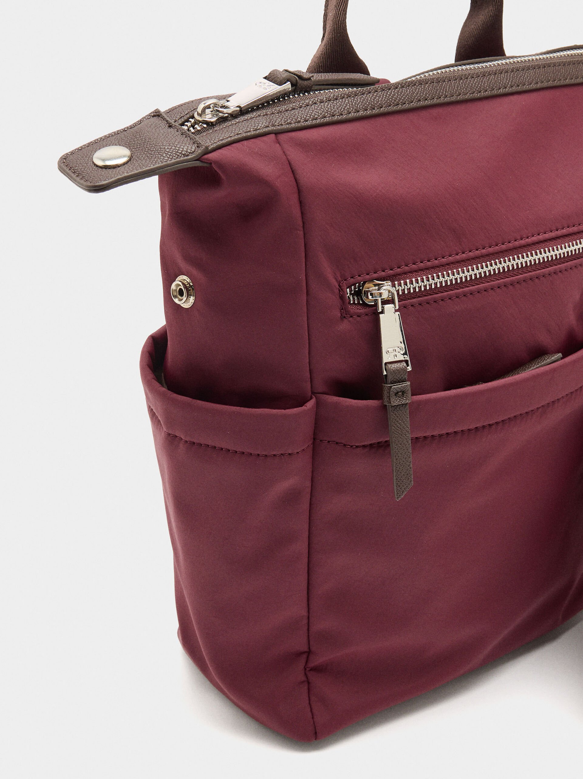 Nylon laptop backpack 13" image number 1.0