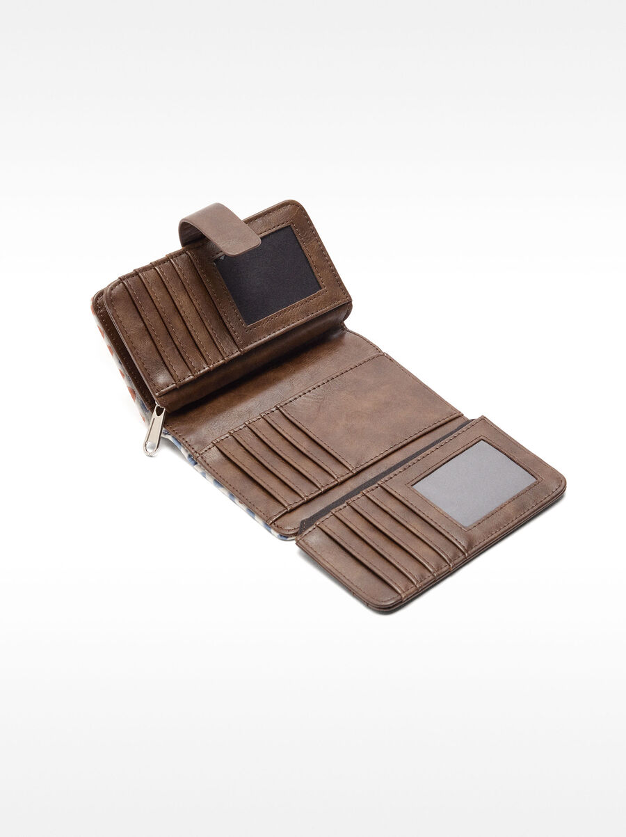 Cartera de nylon estampado