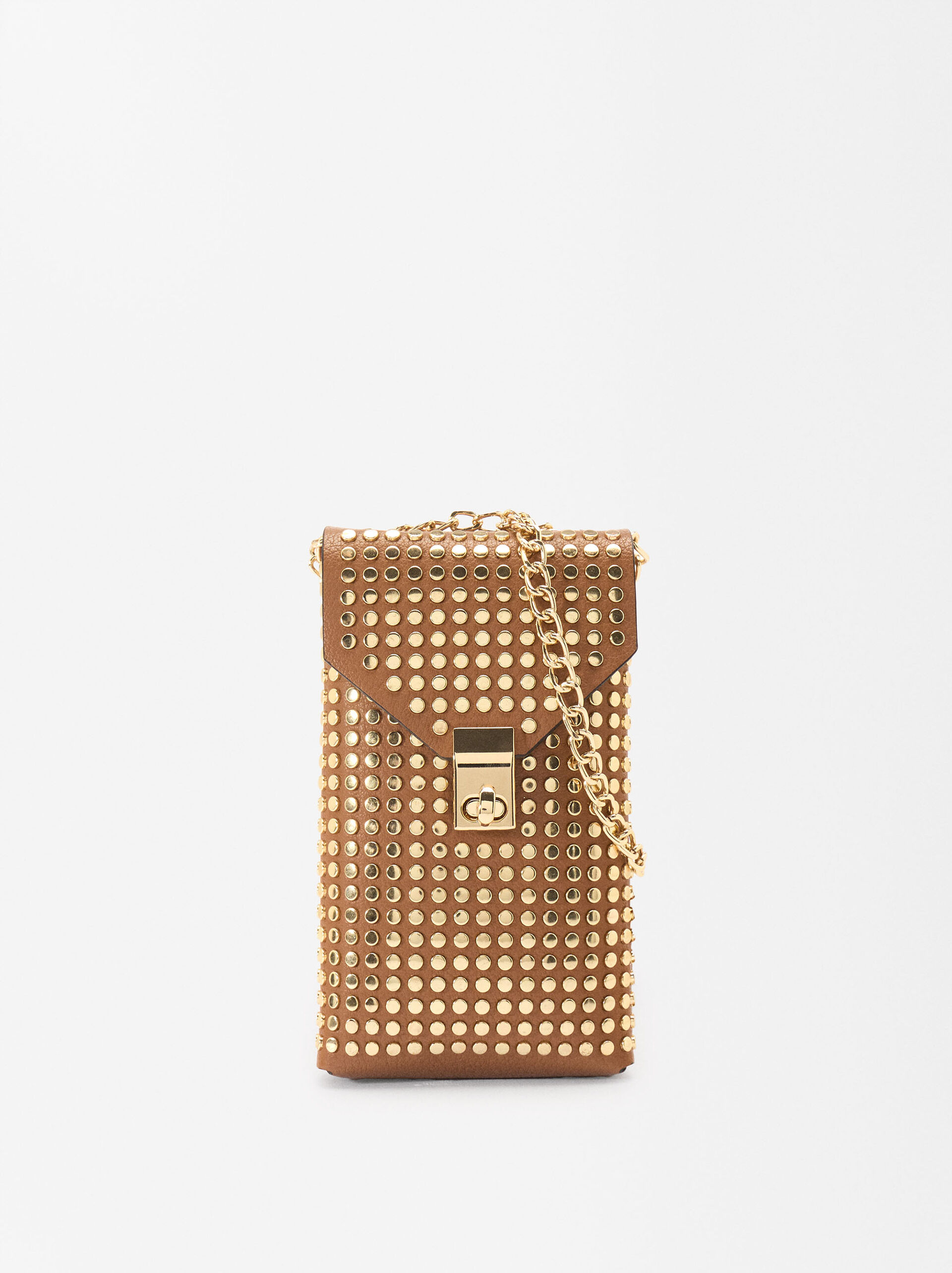 Studded phone pouch image number 0.0