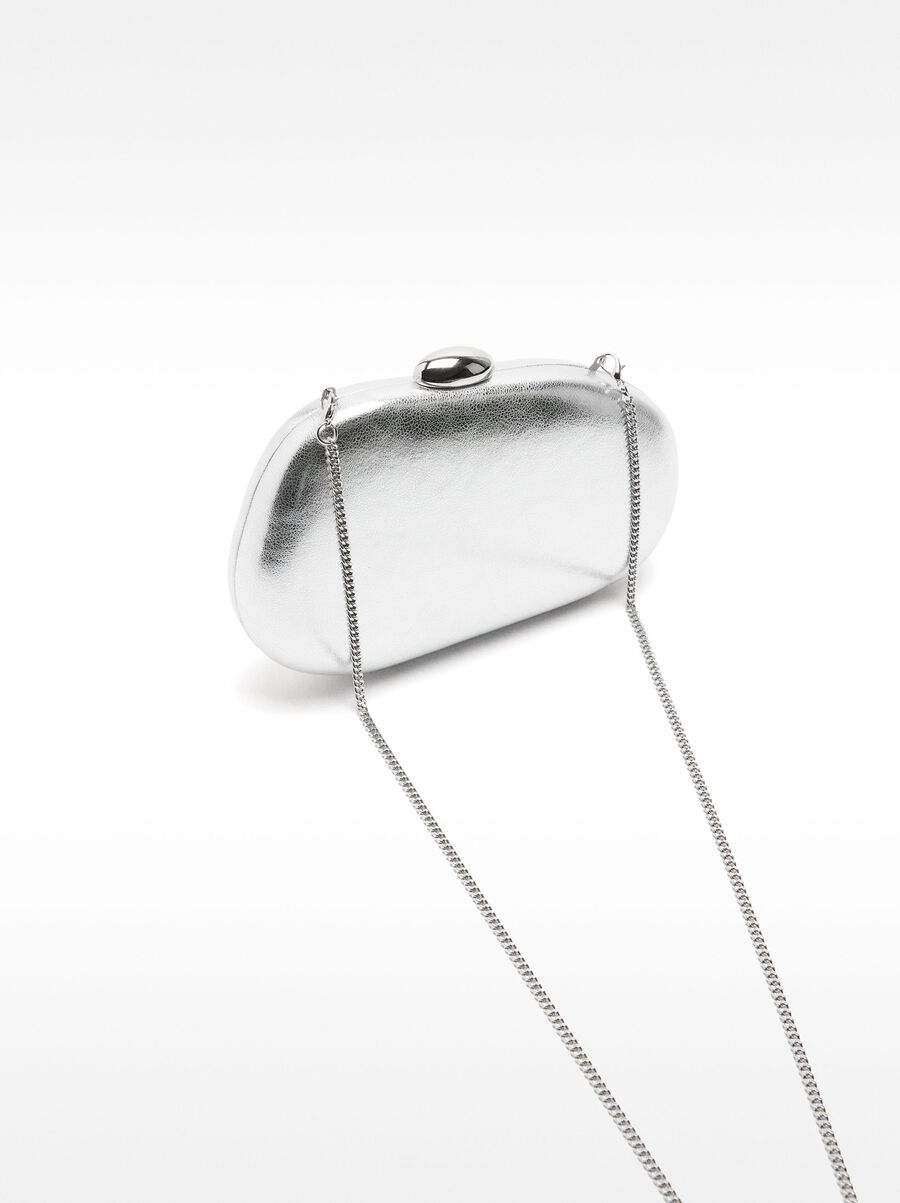 Metallic party clutch
