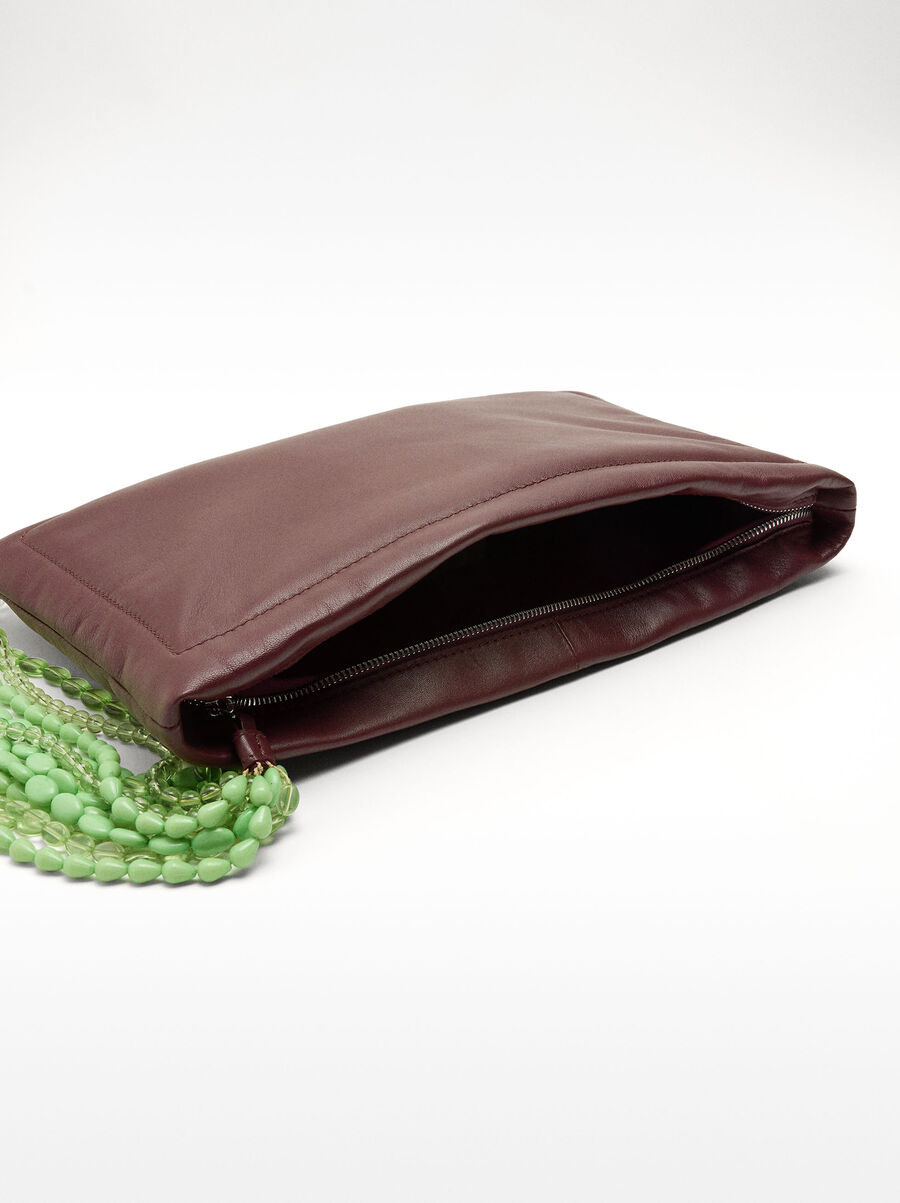 Sac de Soirée Envelope en Cuir