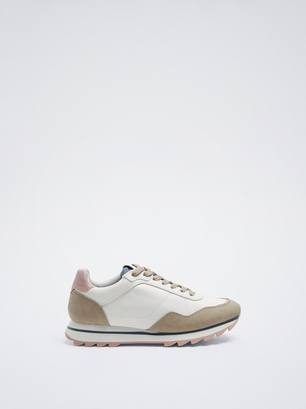 Running Contrast Trainers, White, hi-res