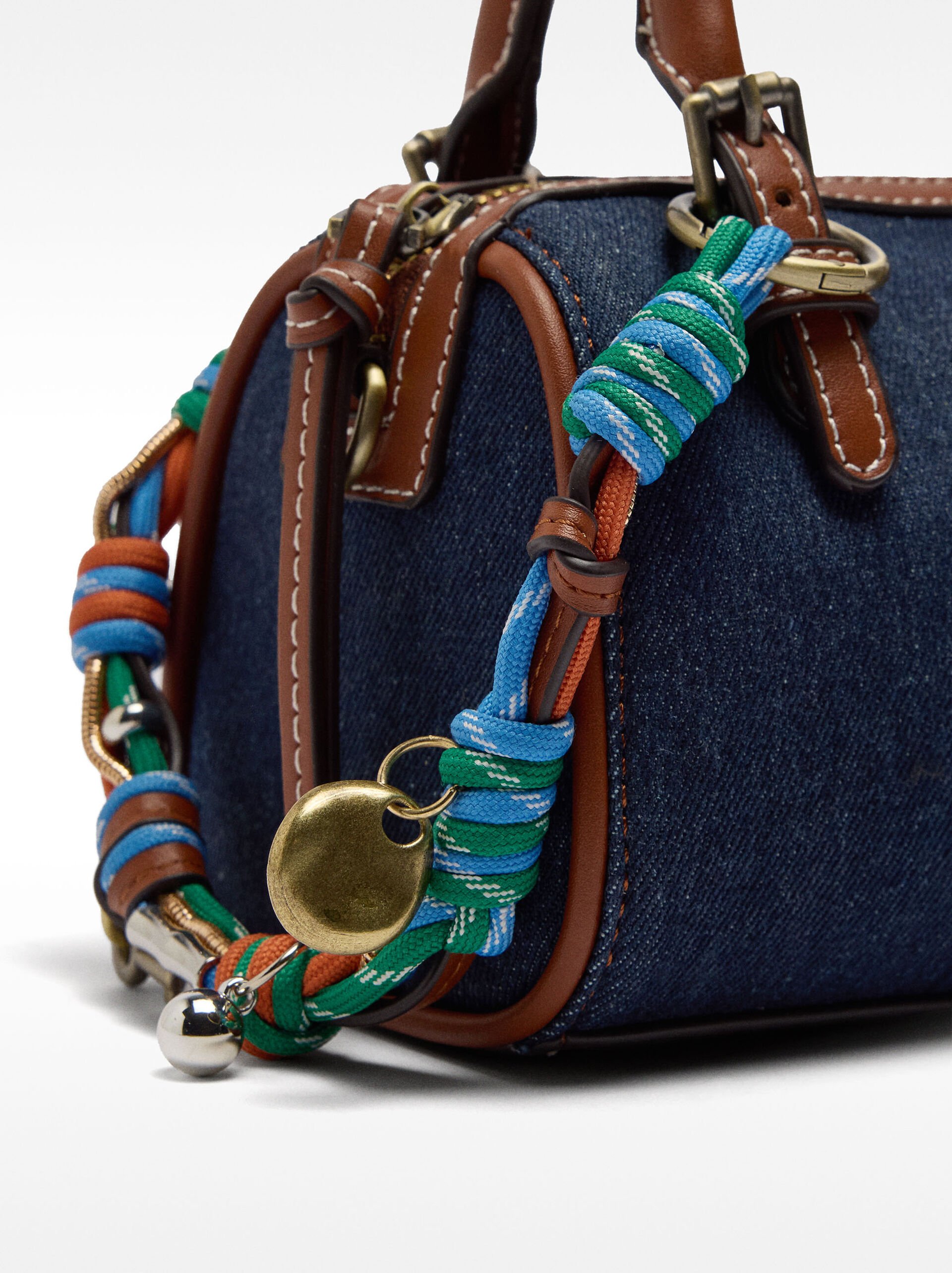 Mala tote bowling denim image number 2.0