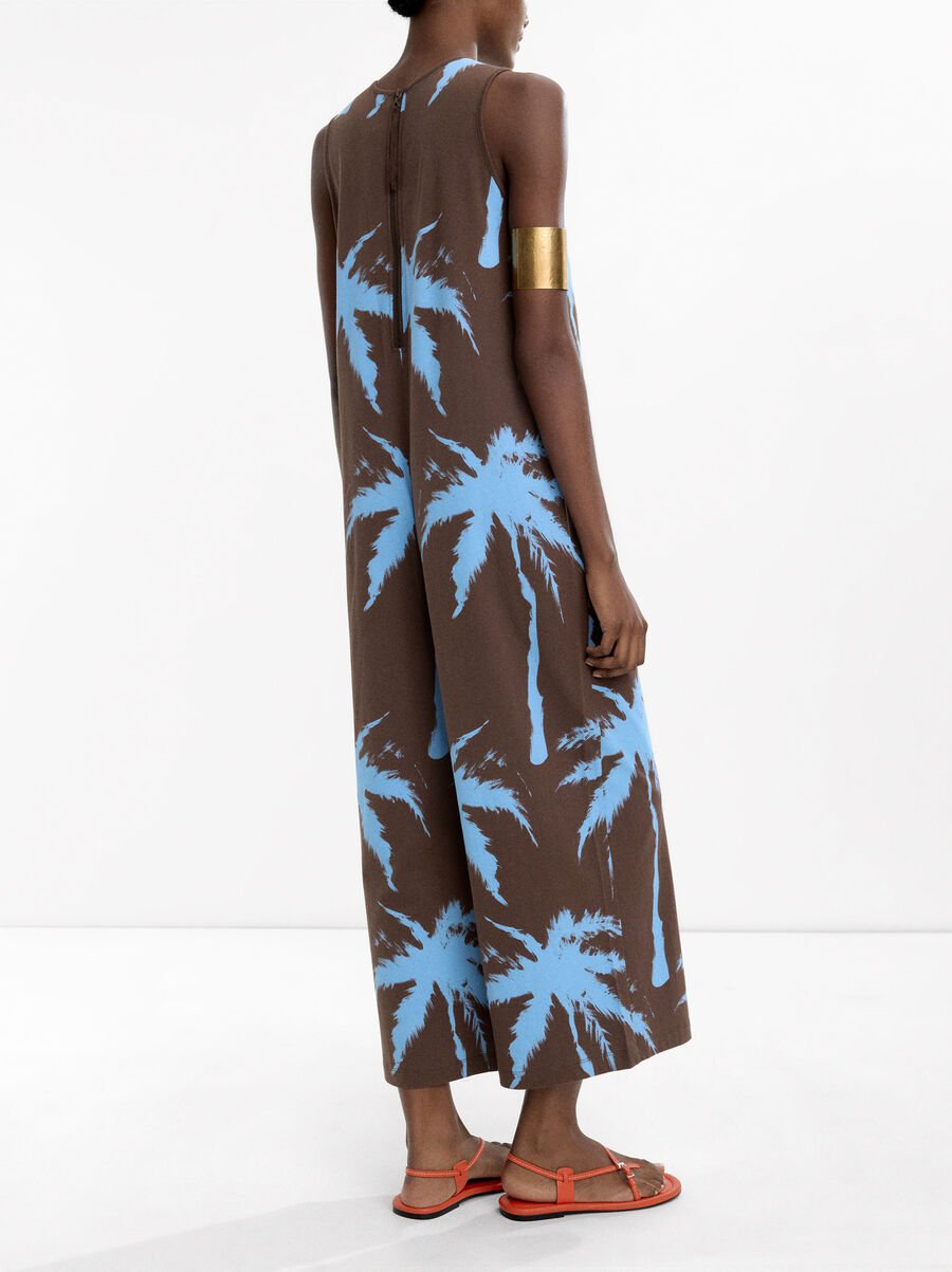 Printed jumpsuit 100% cotton