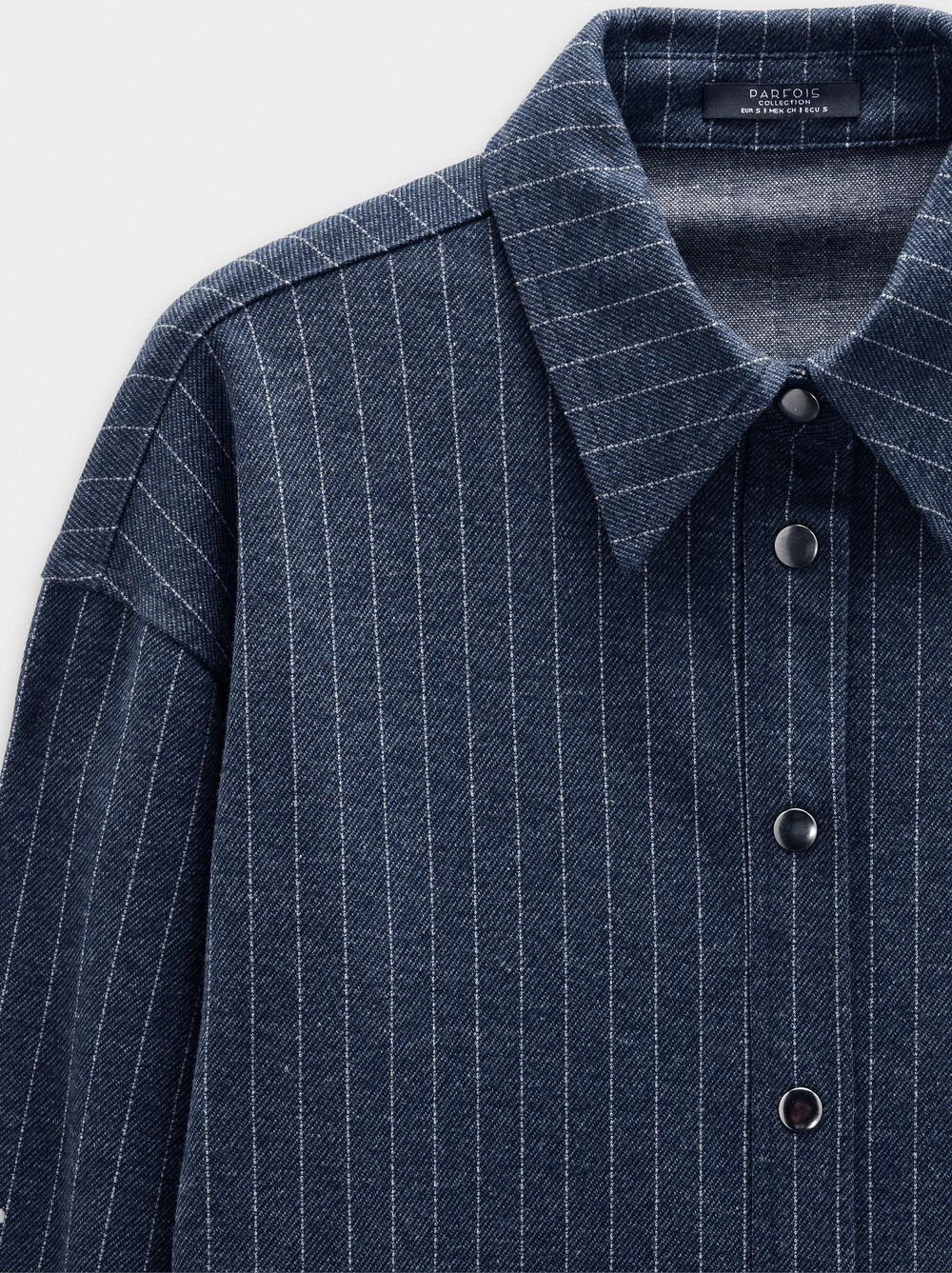 Camicia con righe diplomatiche