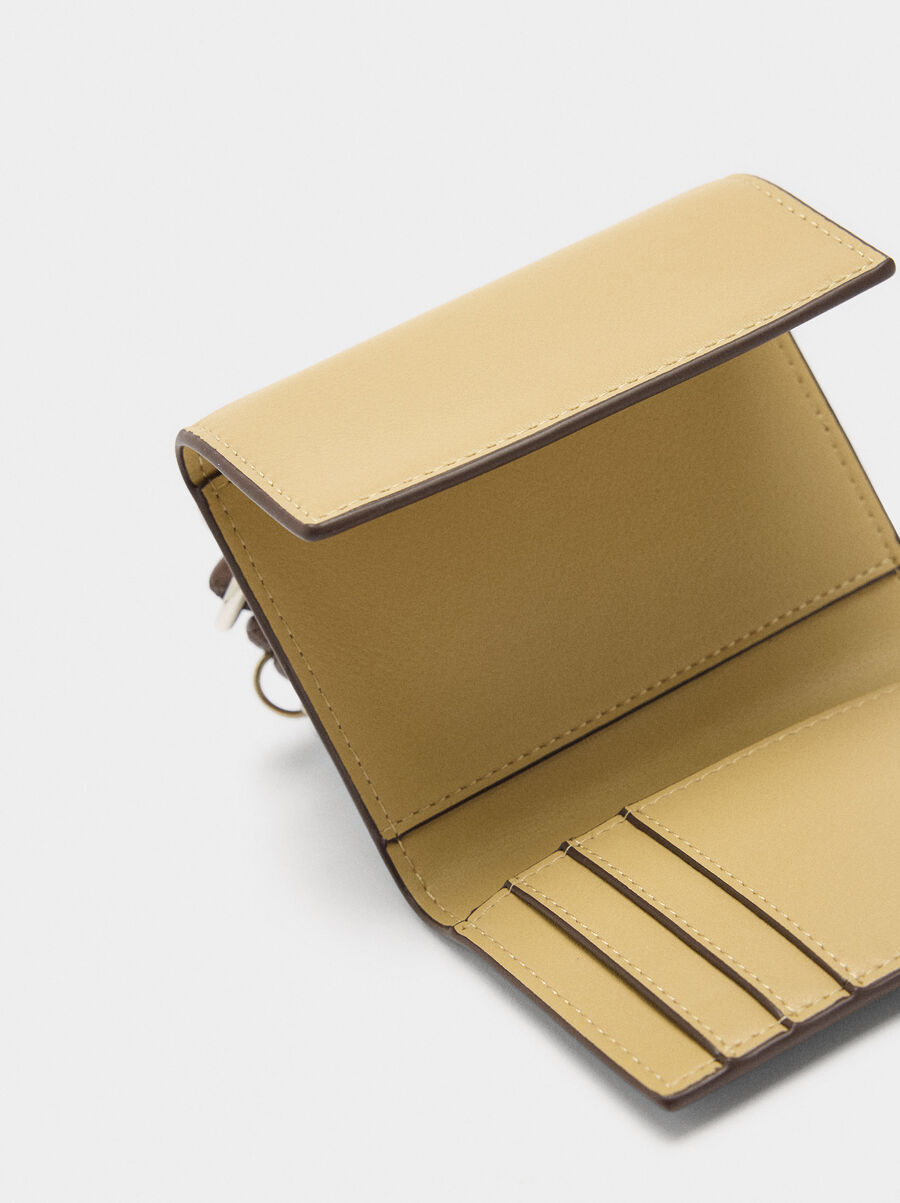 Plain card holder with flap