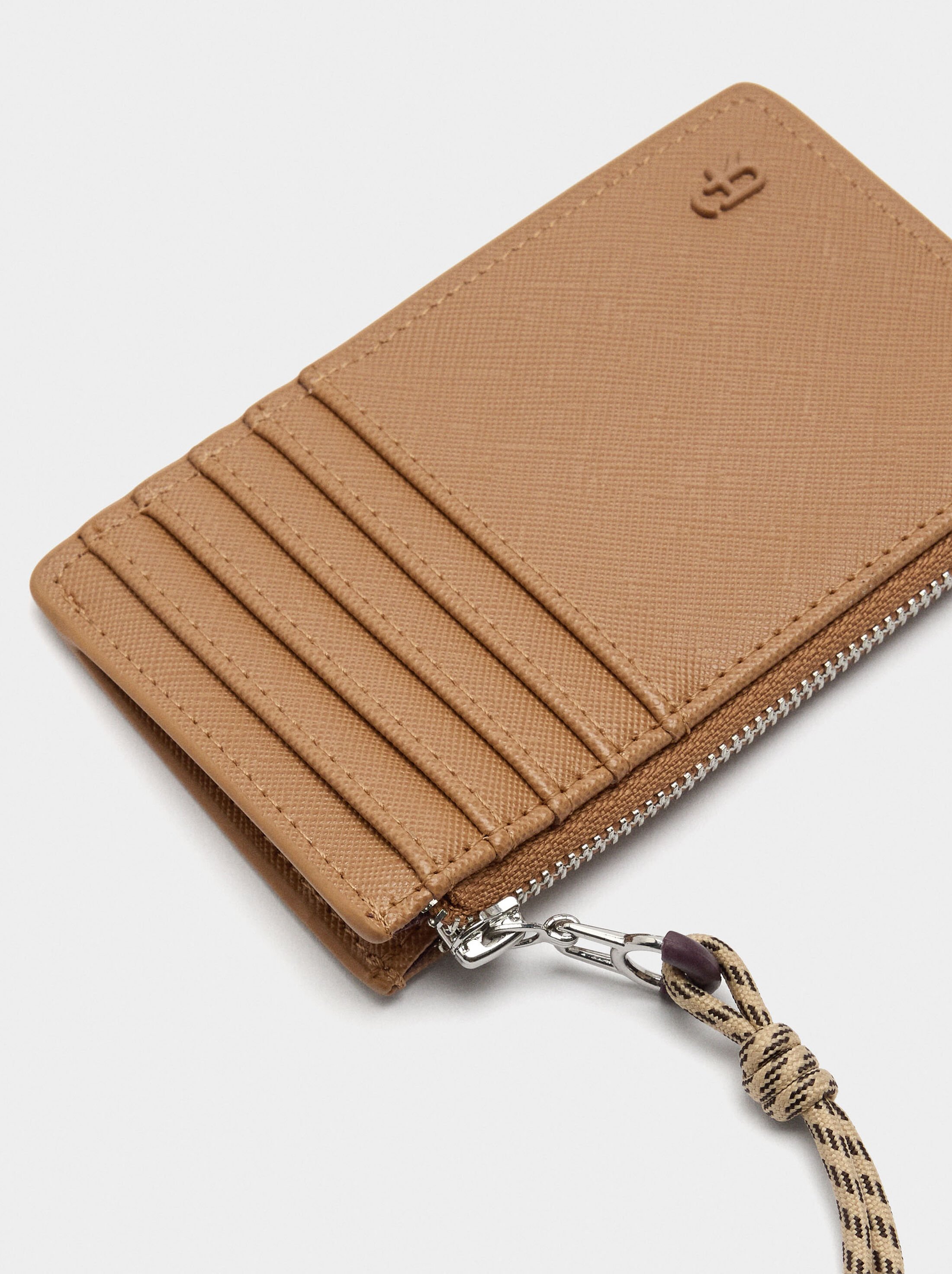 Textured basic card holder image number 1.0