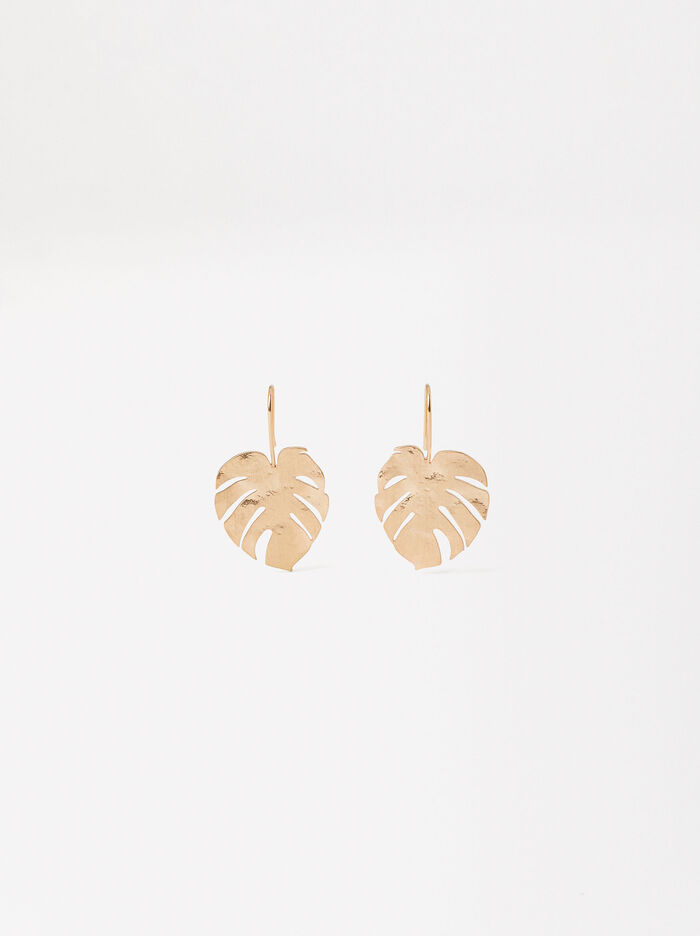 Earrings With Leaves