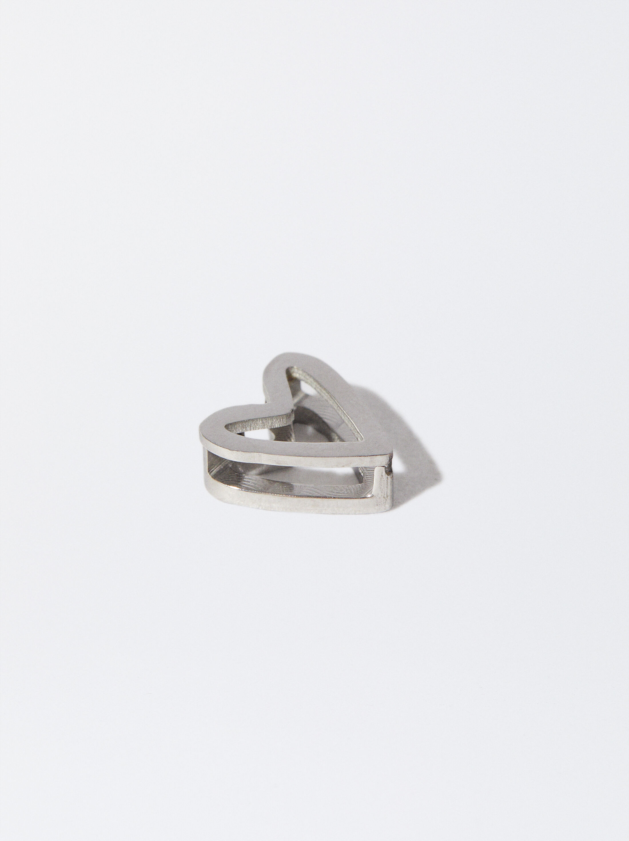 Stainless steel heart charm image number 1.0