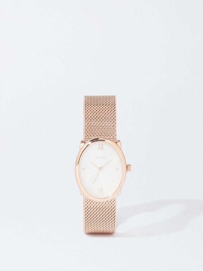 Stainless Steel Rose Gold Watch image number 0.0