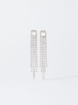 Long Earrings With Crystals