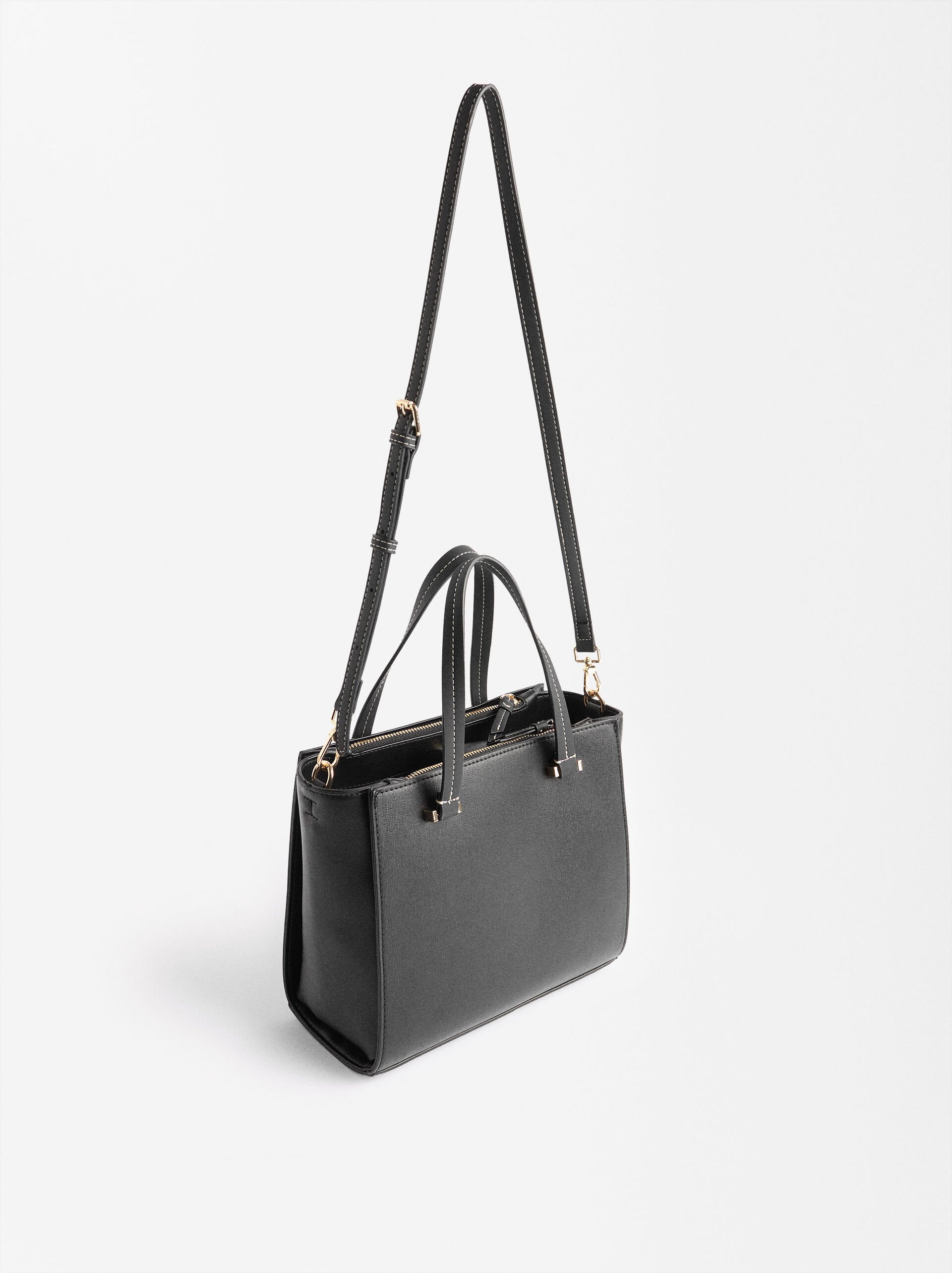 Mala tote com penduro image number 2.0