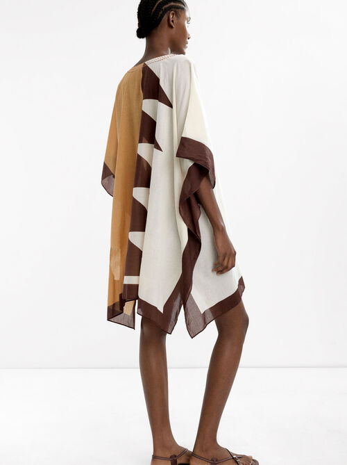 Printed kaftan 100% cotton